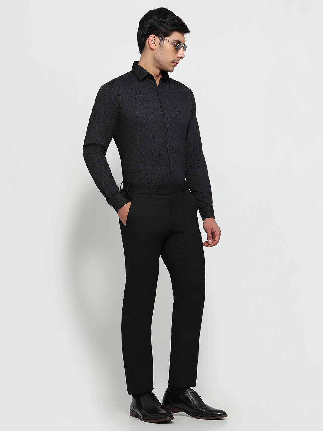 Raymond Black Casual Shirt