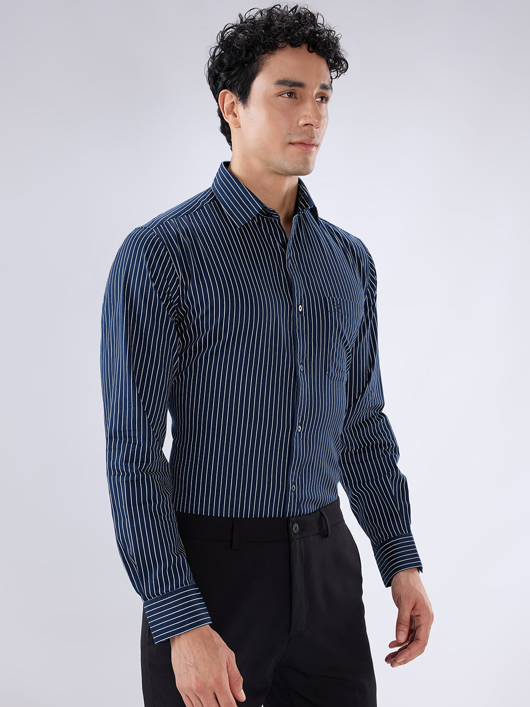 Raymond Blue Casual Shirt