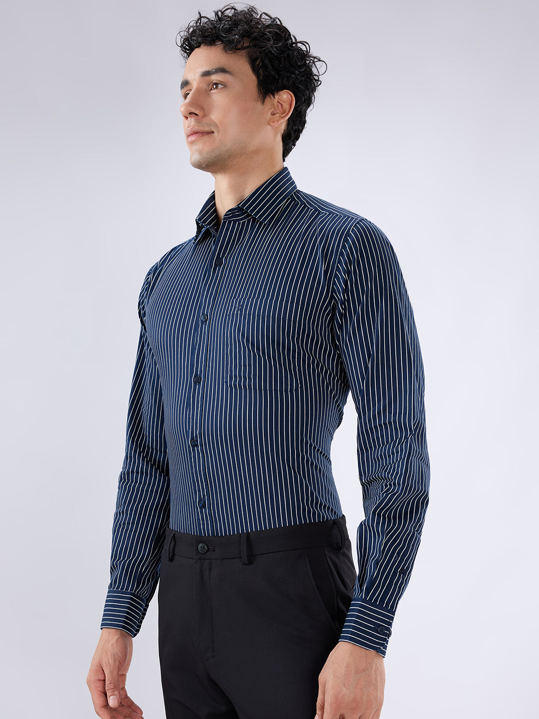 Raymond Blue Casual Shirt