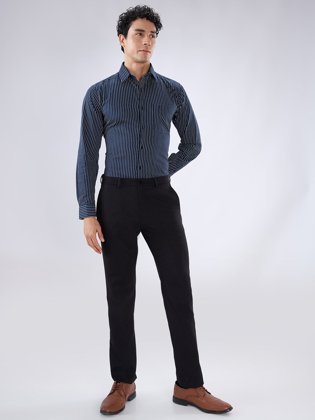 Raymond Blue Casual Shirt