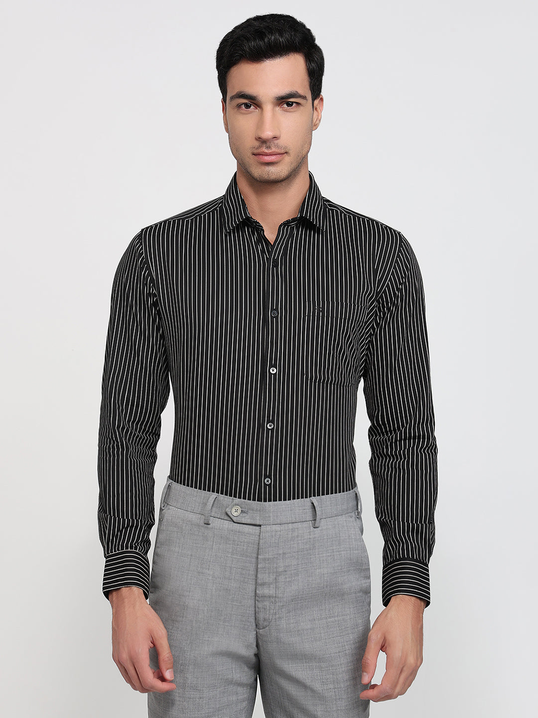 Raymond Black Casual Shirt