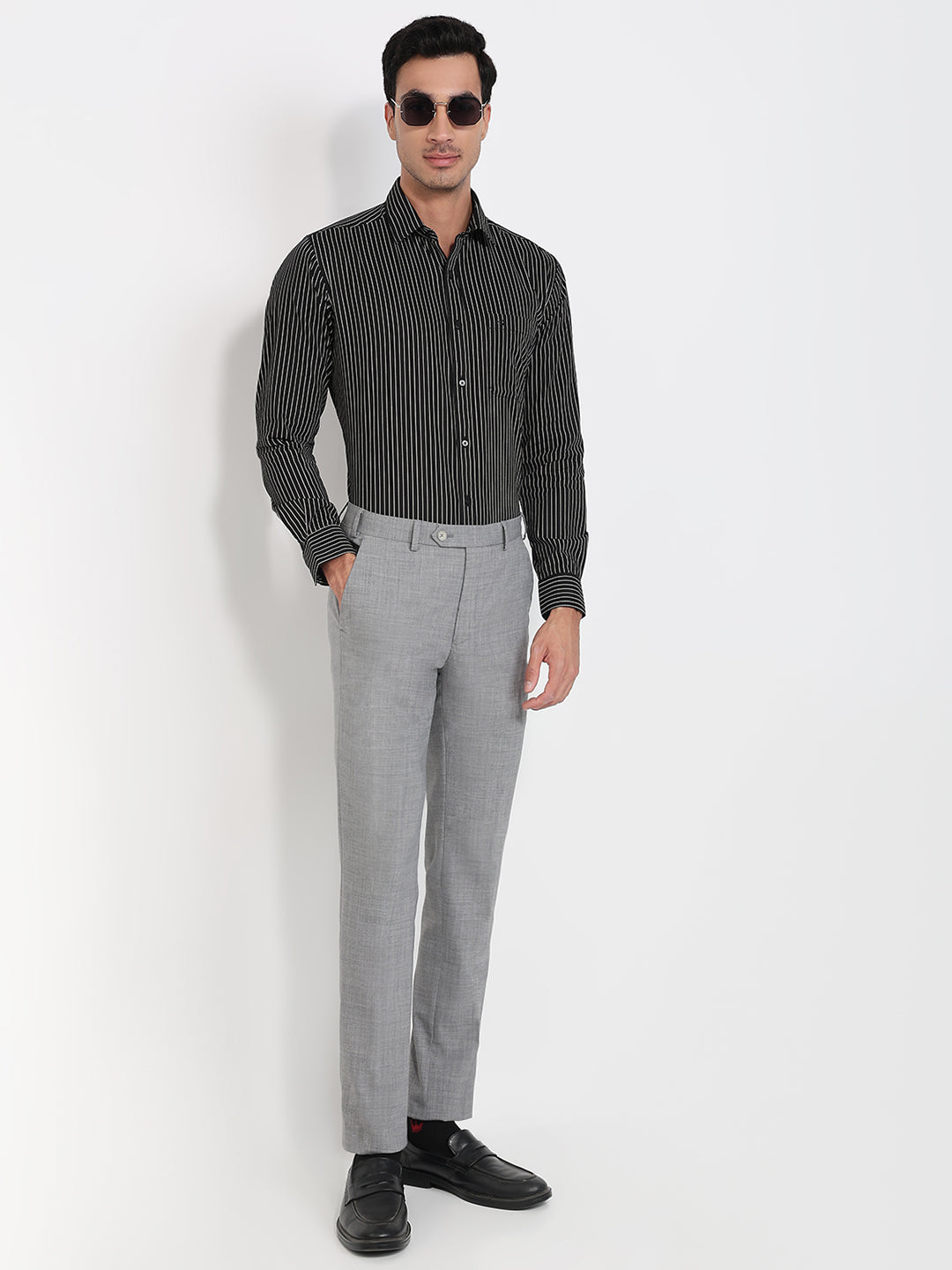 Raymond Black Casual Shirt