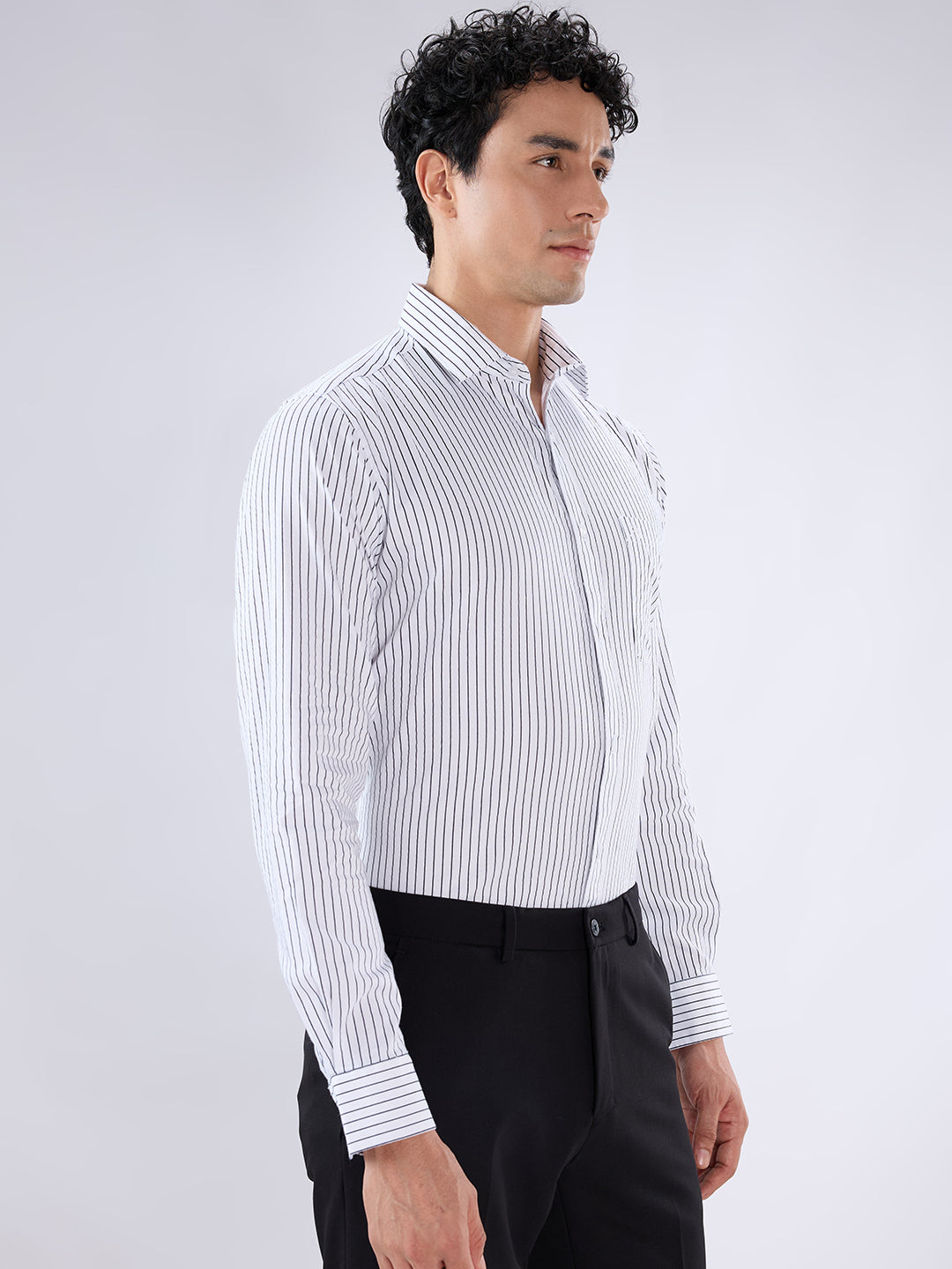 Raymond White Casual Shirt