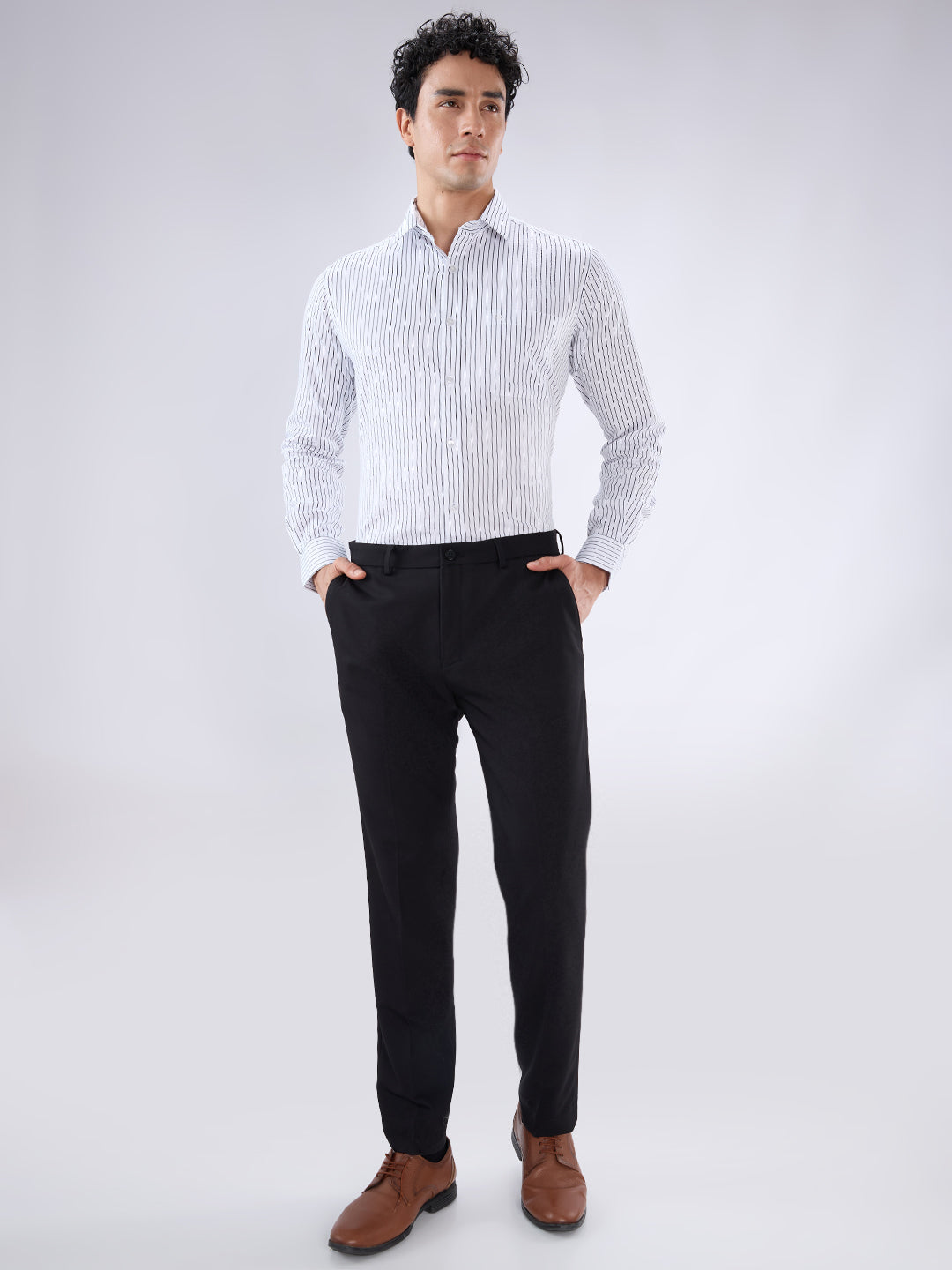 Raymond White Casual Shirt