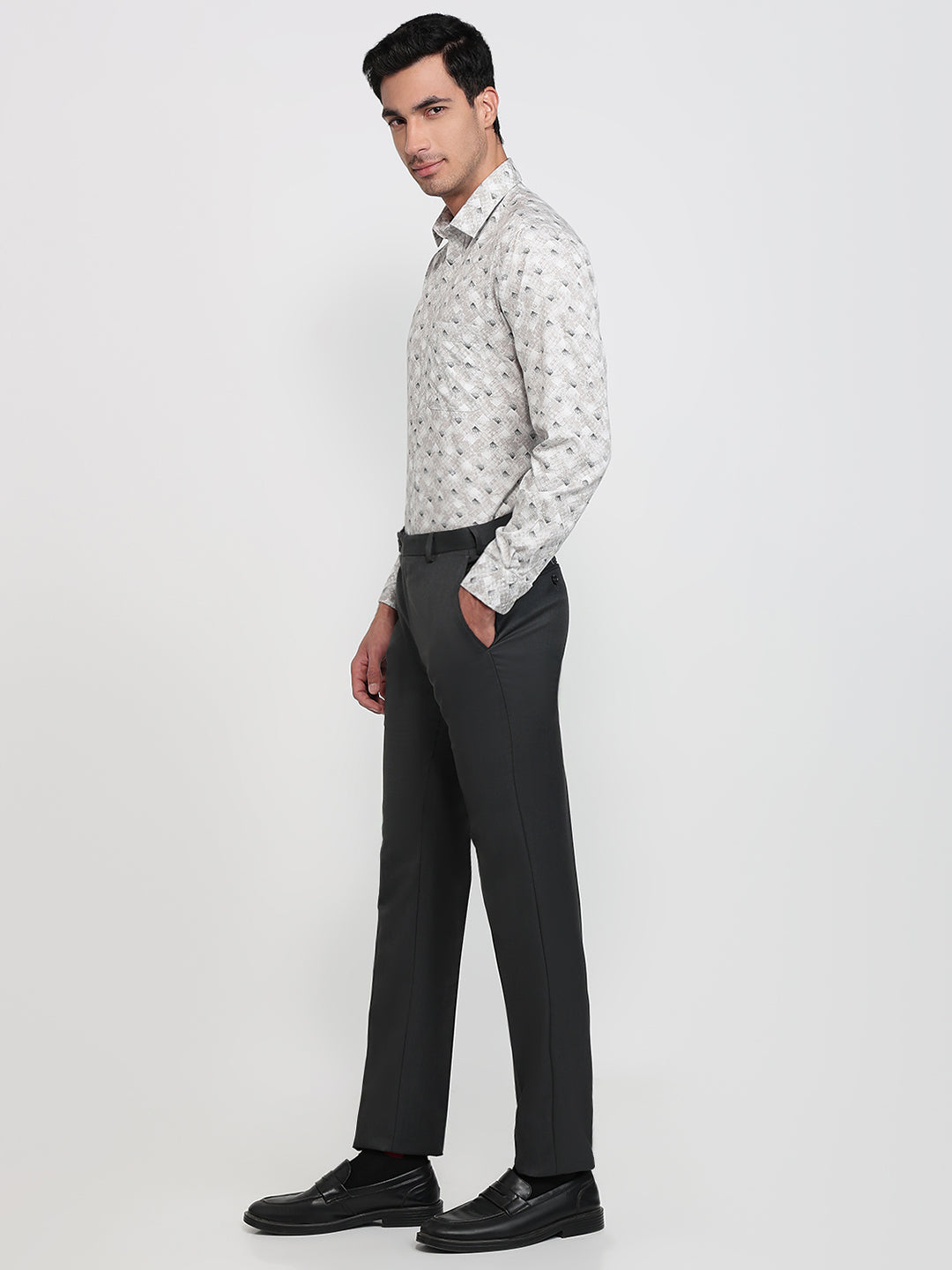 Raymond White Casual Shirt