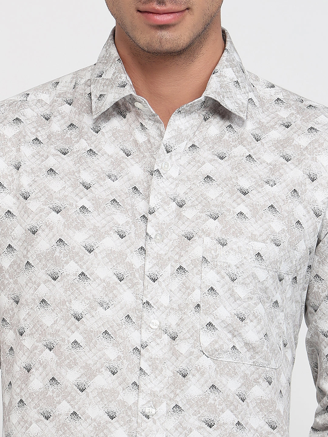 Raymond White Casual Shirt