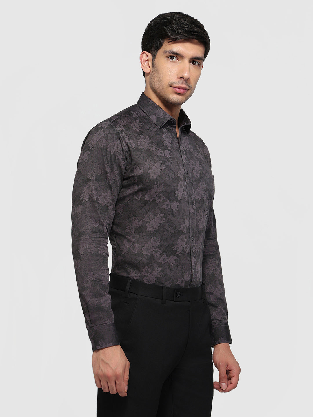 Raymond Violet Casual Shirt