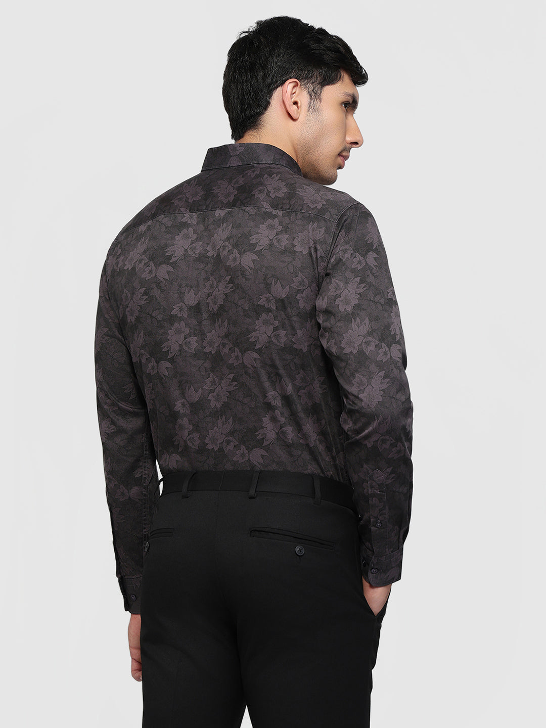 Raymond Violet Casual Shirt