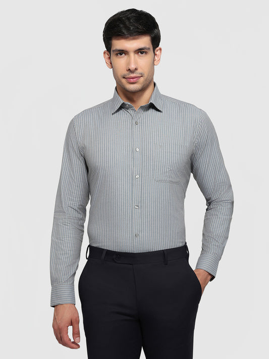 Raymond Grey Casual Shirt