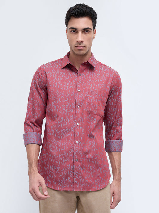 Raymond Red Casual Shirt