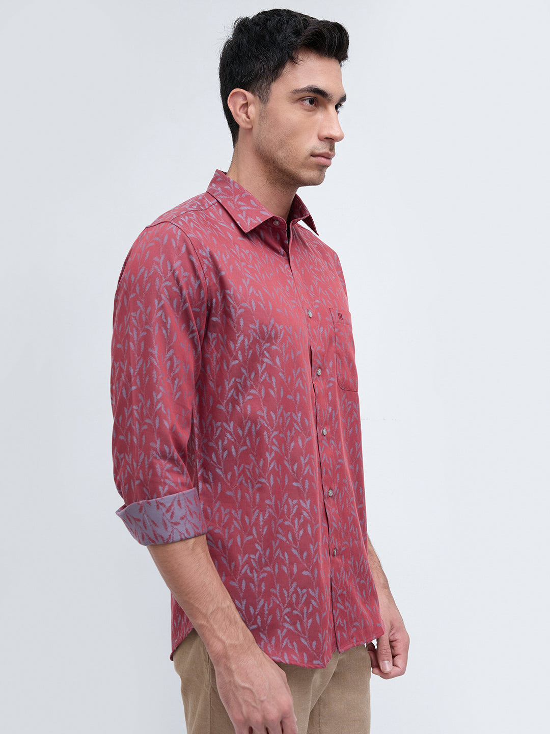 Raymond Red Casual Shirt