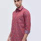 Raymond Red Casual Shirt