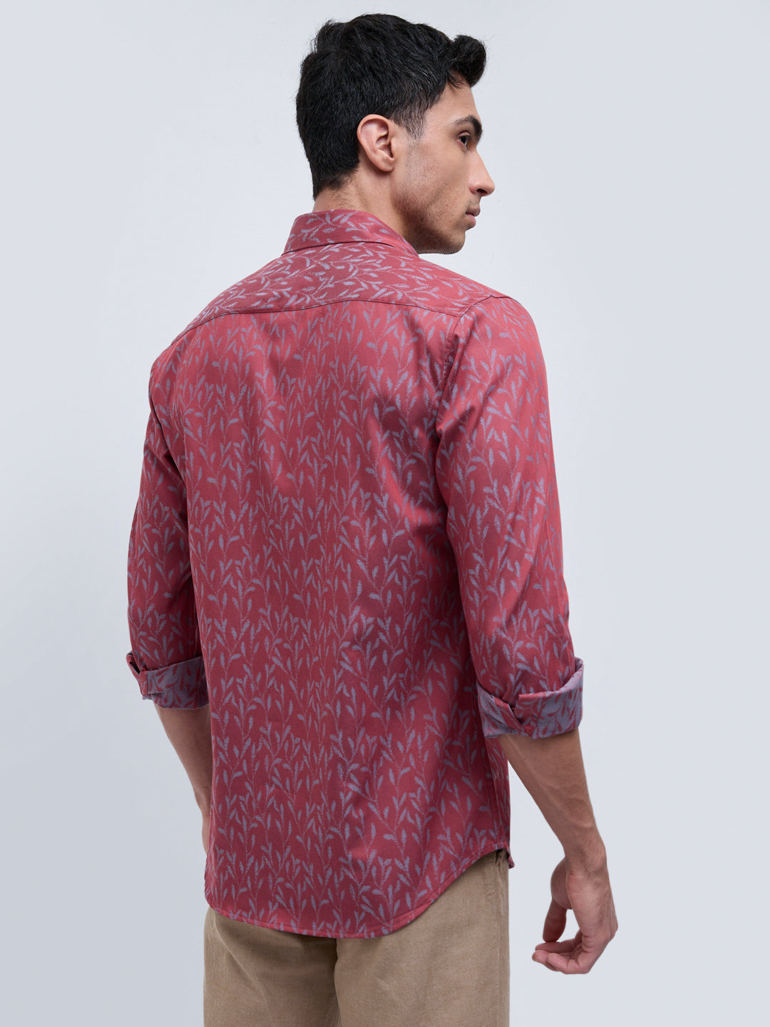 Raymond Red Casual Shirt