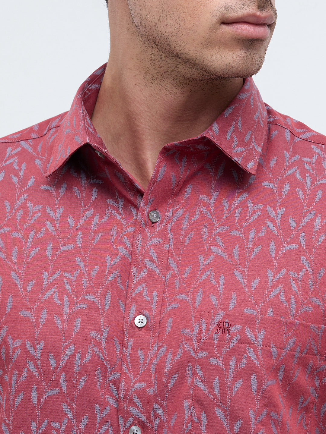 Raymond Red Casual Shirt