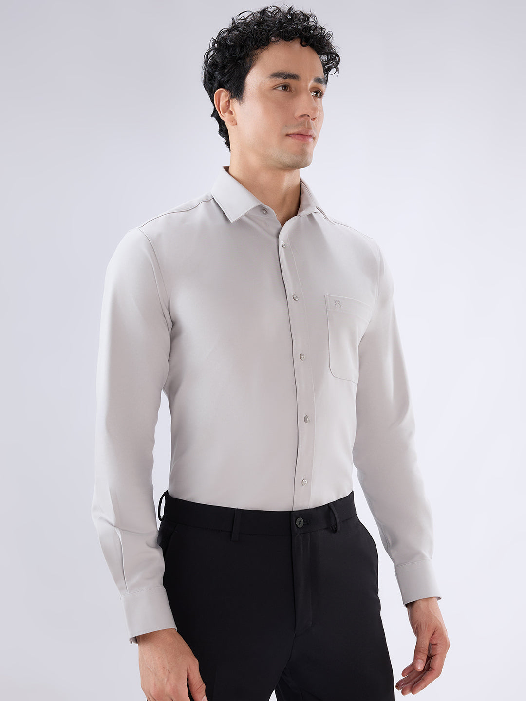 Raymond Grey Casual Shirt