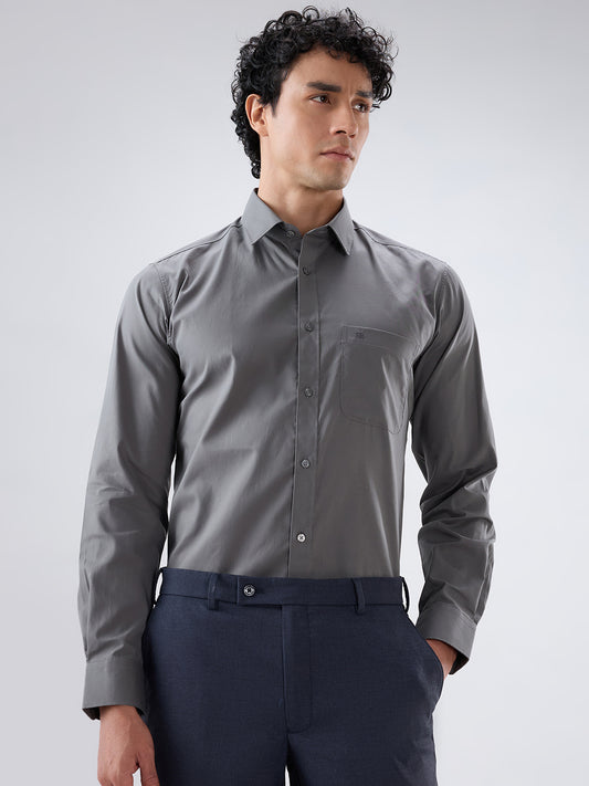 Raymond Grey Casual Shirt