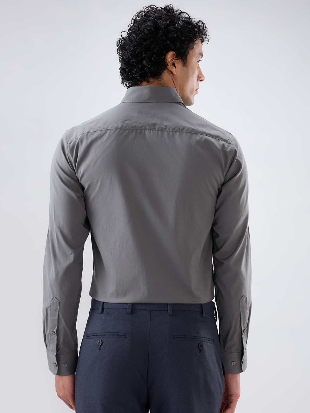 Raymond Grey Casual Shirt