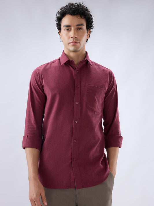 Raymond Red Casual Shirt