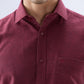 Raymond Red Casual Shirt