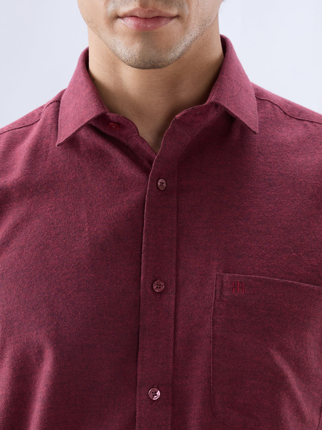 Raymond Red Casual Shirt