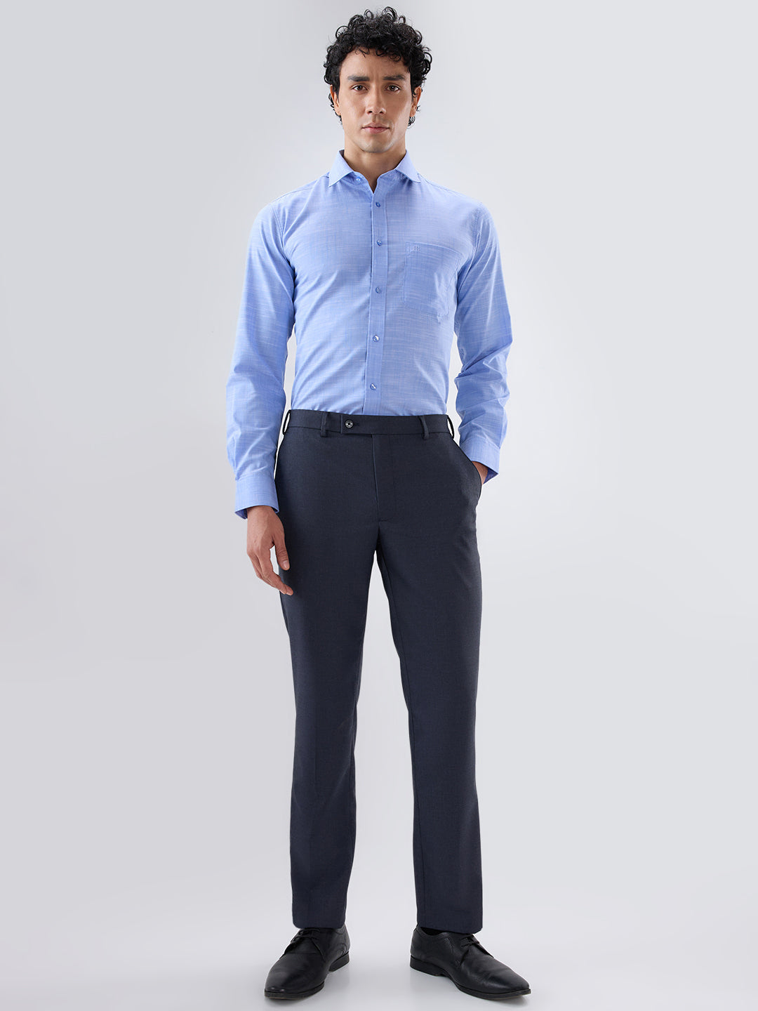 Raymond Blue Casual Shirt