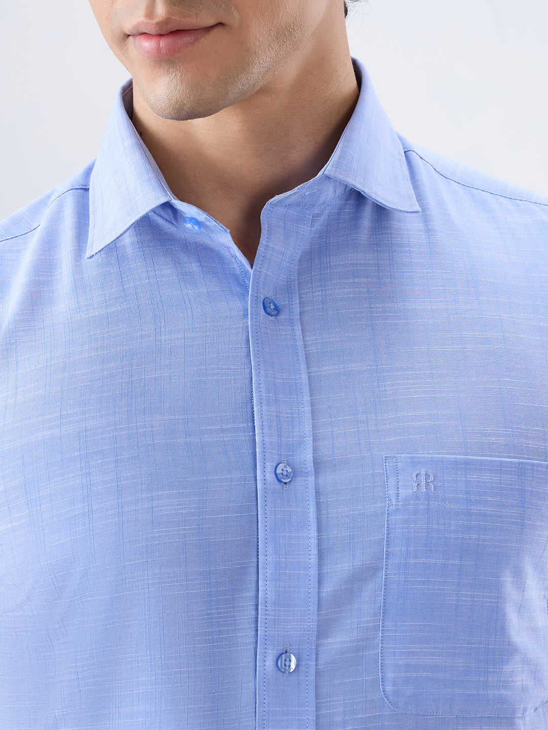 Raymond Blue Casual Shirt