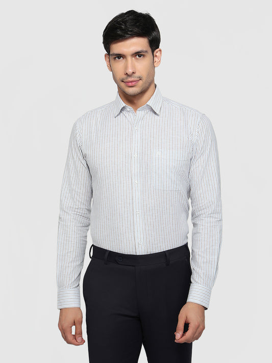 Raymond White Casual Shirt