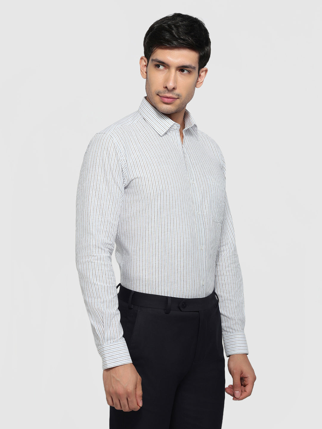 Raymond White Casual Shirt