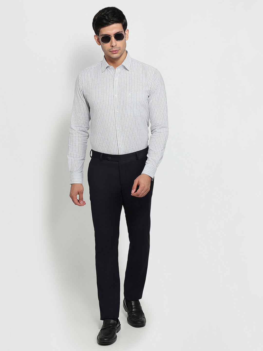 Raymond White Casual Shirt