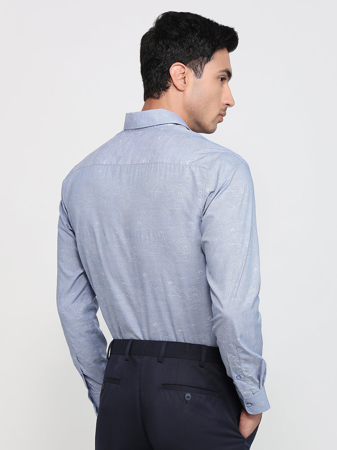 Raymond Blue Casual Shirt
