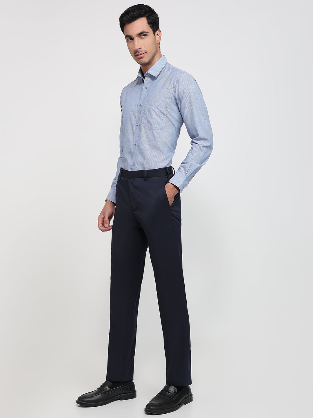 Raymond Blue Casual Shirt