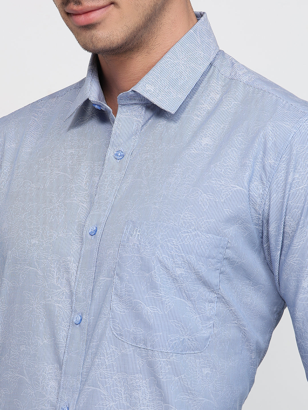 Raymond Blue Casual Shirt