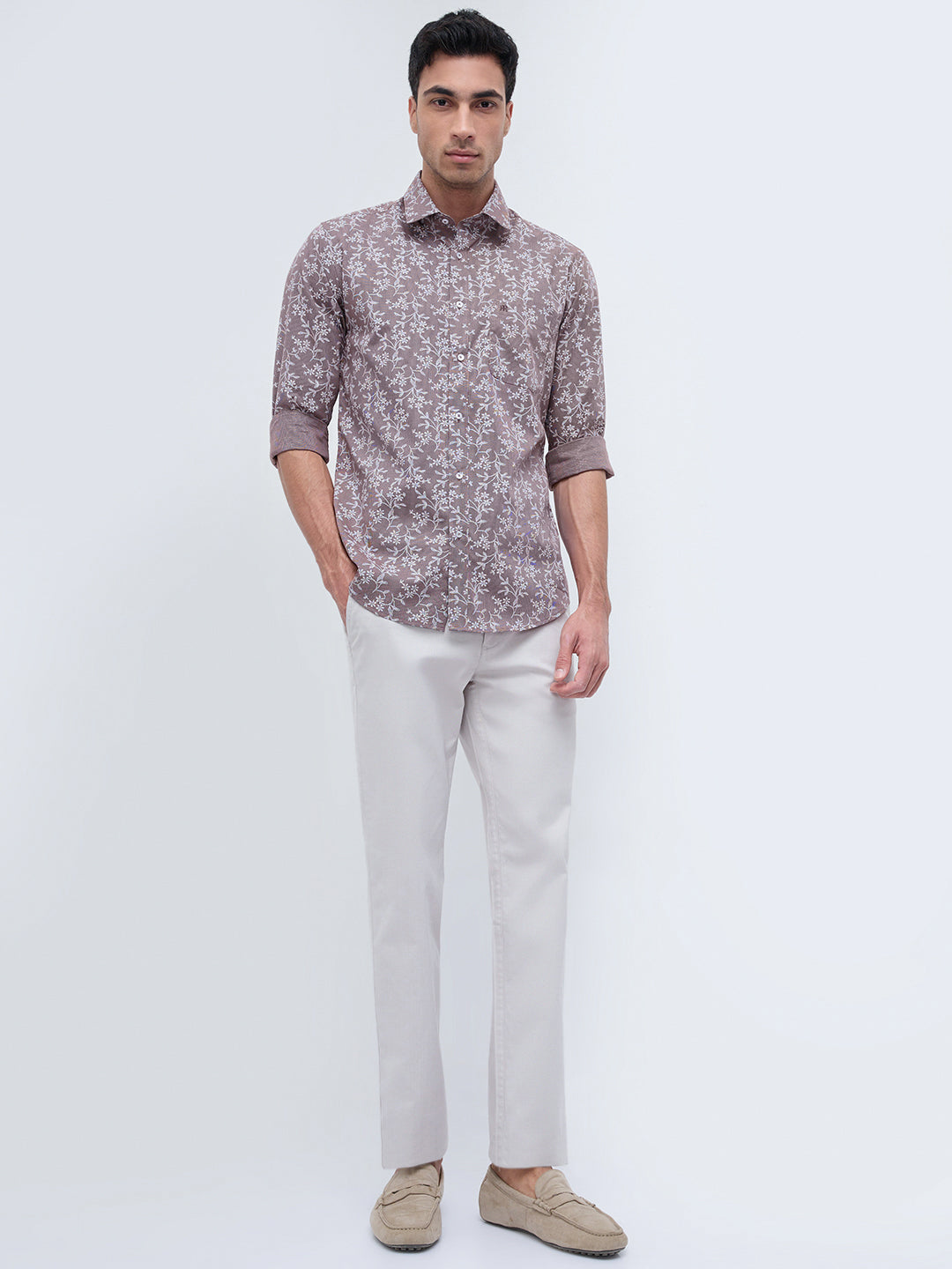Raymond Brown Casual Shirt