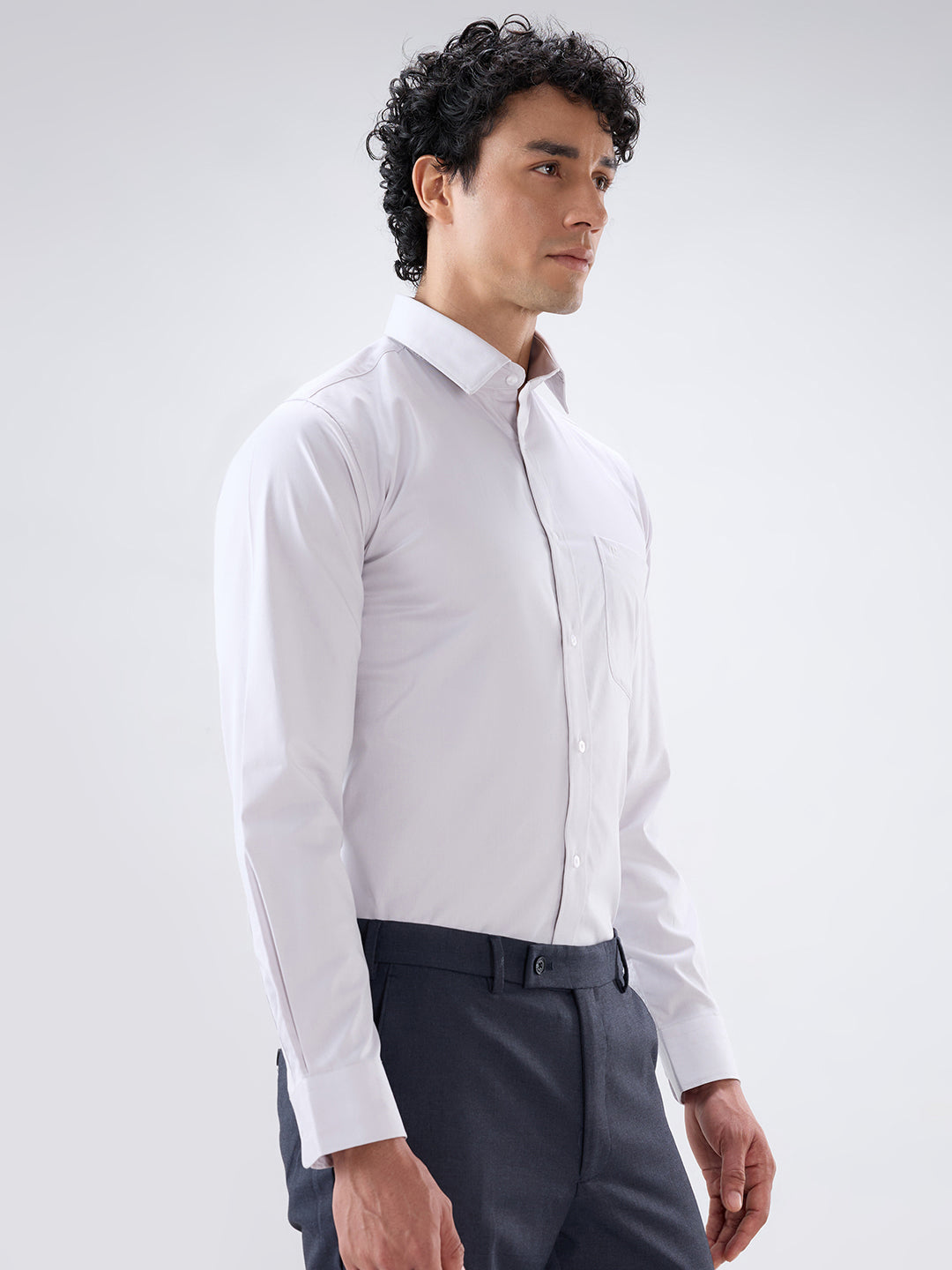 Raymond White Casual Shirt