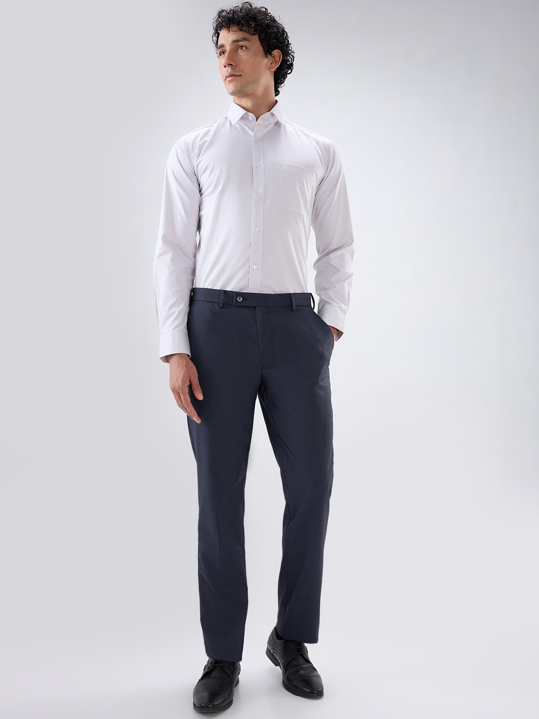 Raymond White Casual Shirt