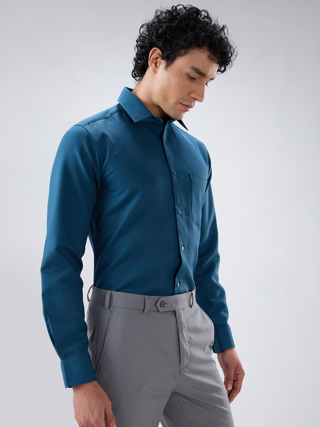Raymond Blue Casual Shirt