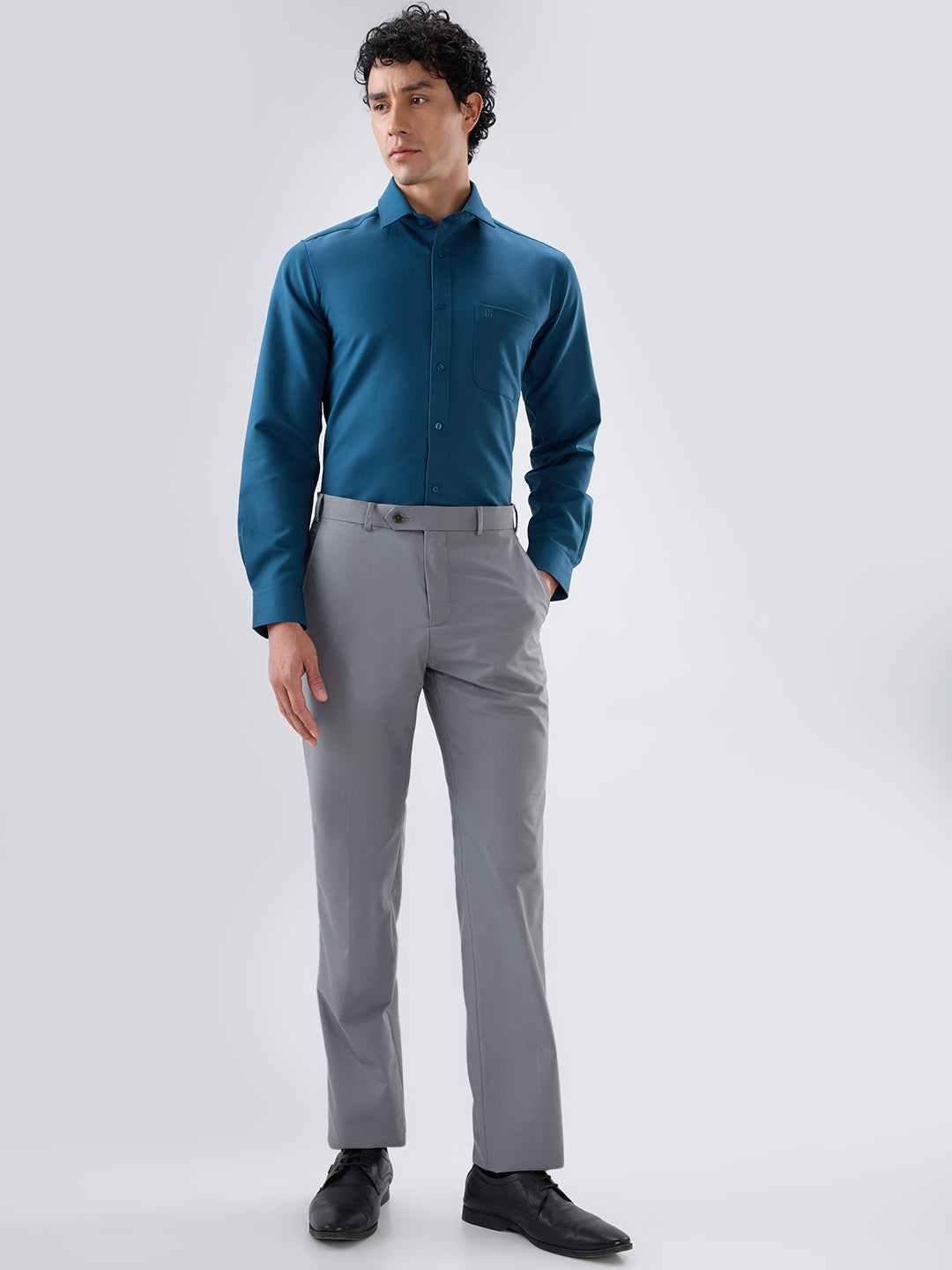 Raymond Blue Casual Shirt