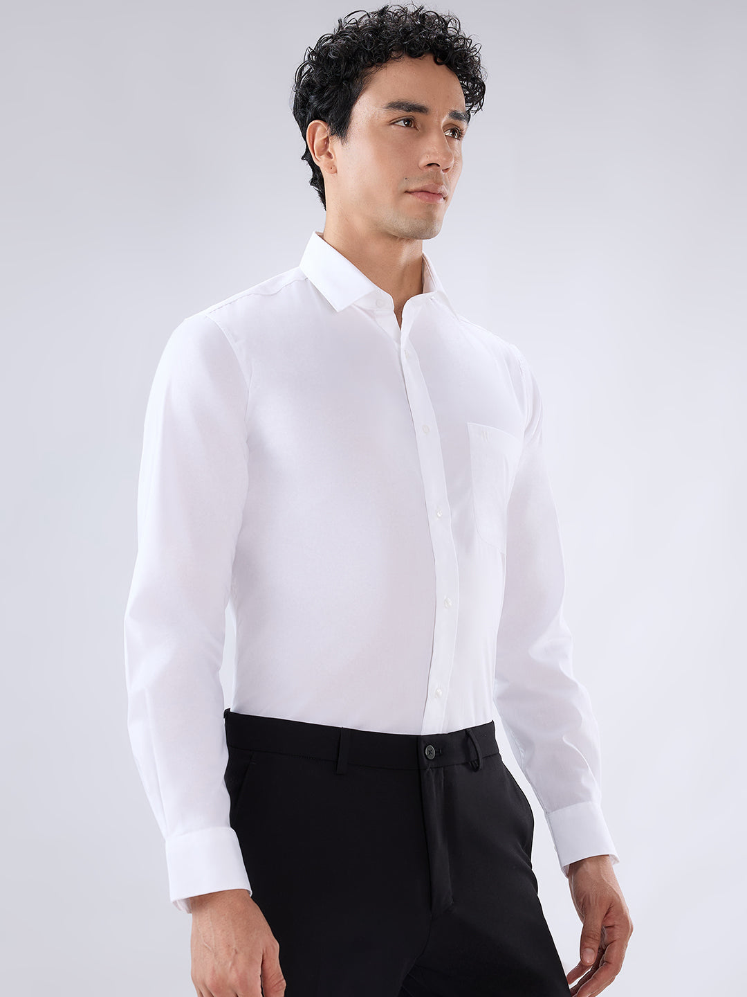 Raymond White Casual Shirt