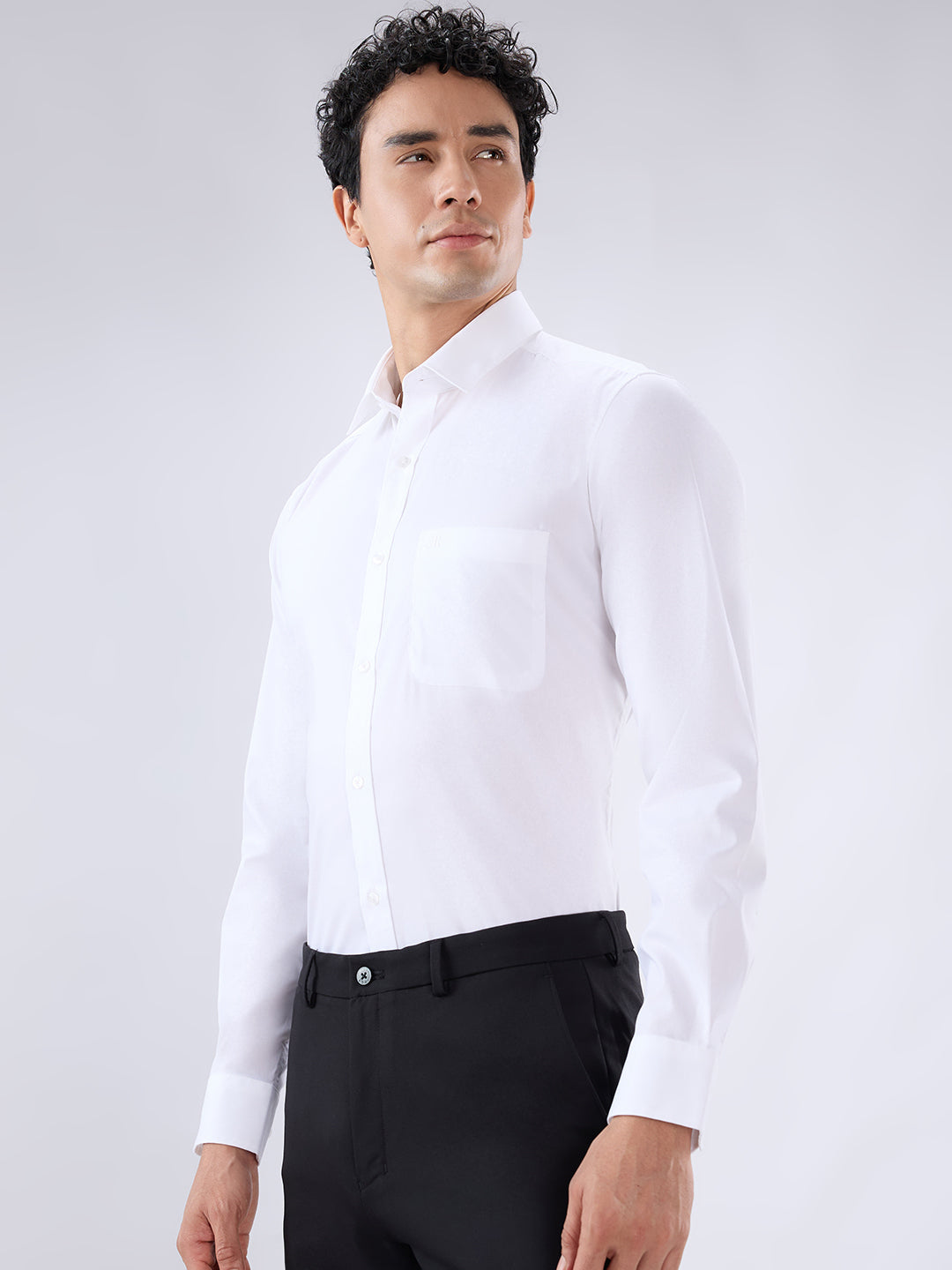 Raymond White Casual Shirt