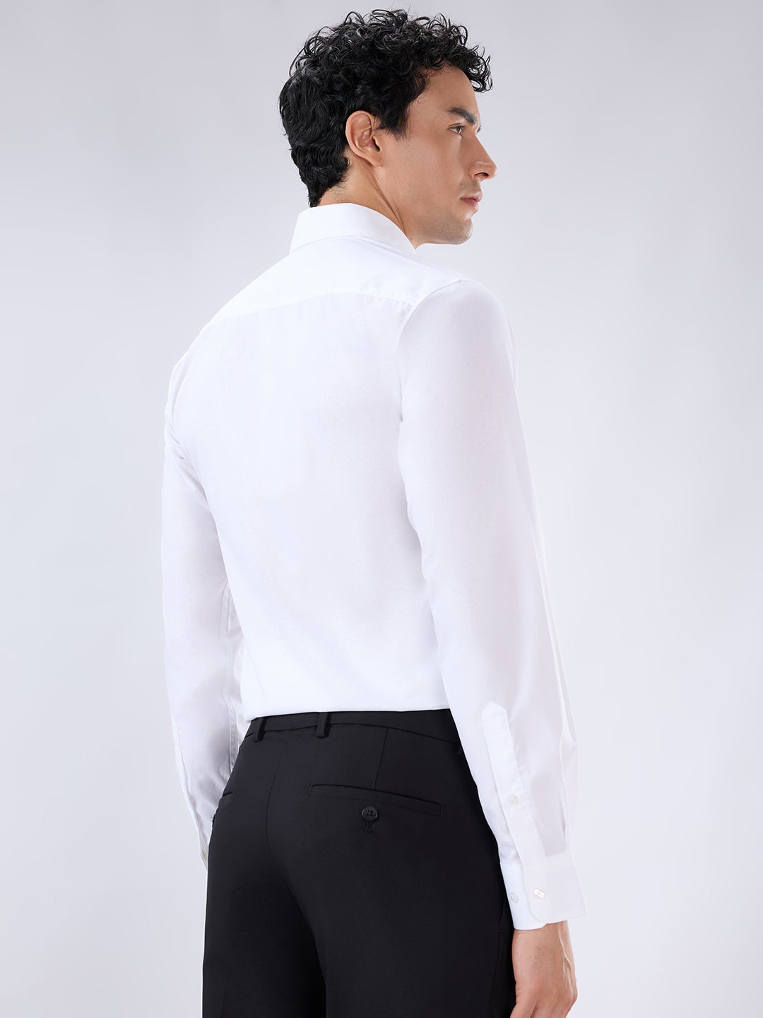 Raymond White Casual Shirt