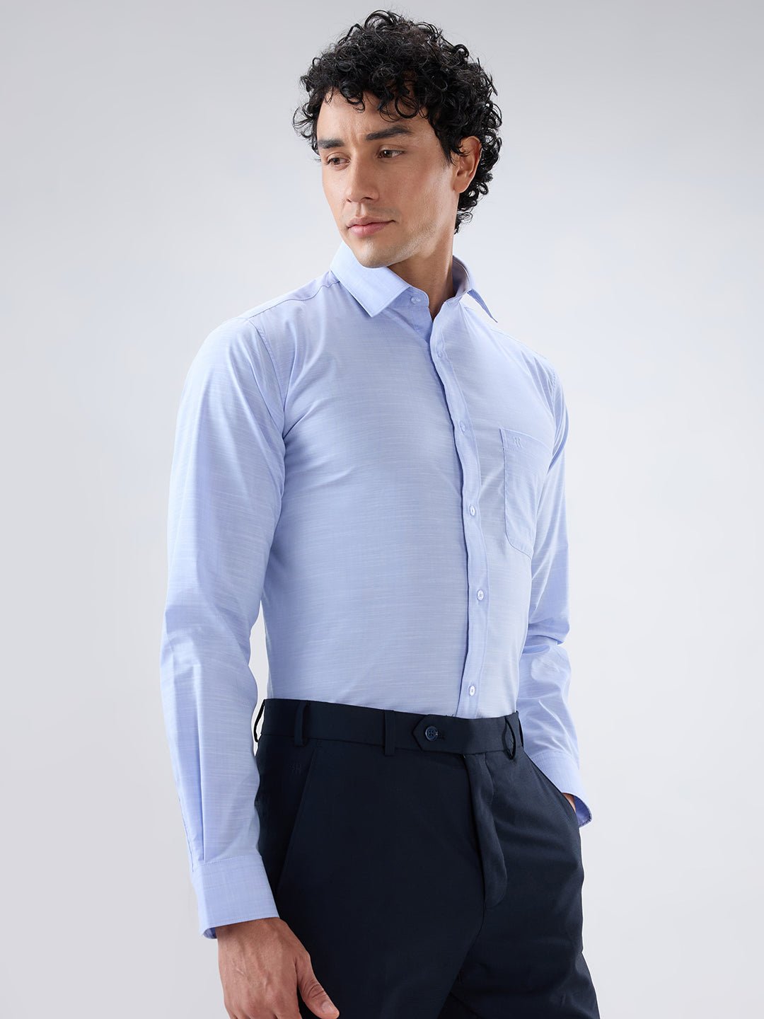 Raymond Blue Casual Shirt