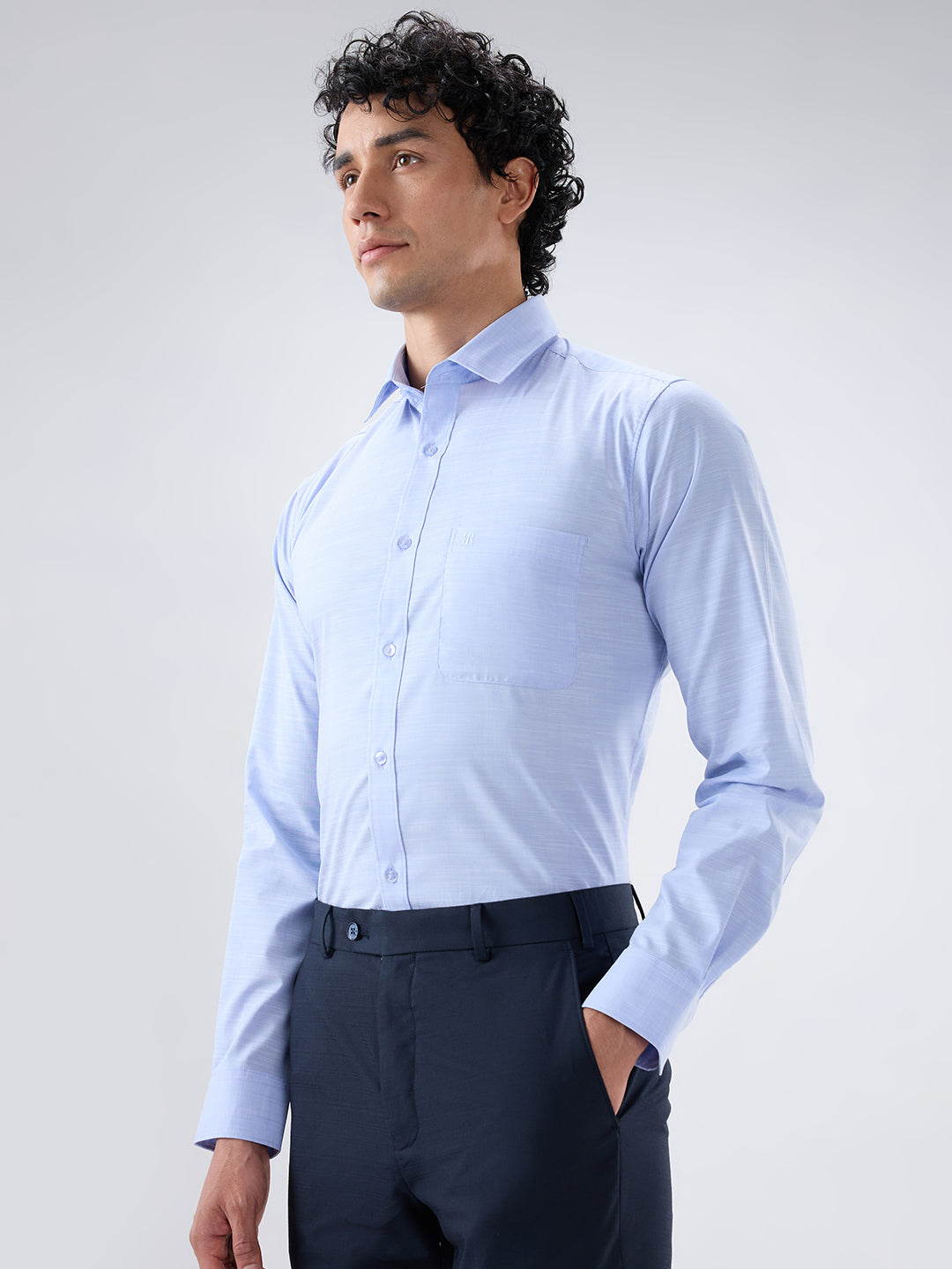 Raymond Blue Casual Shirt