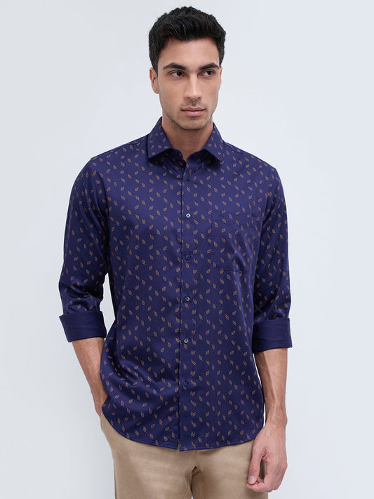 Raymond Blue Casual Shirt