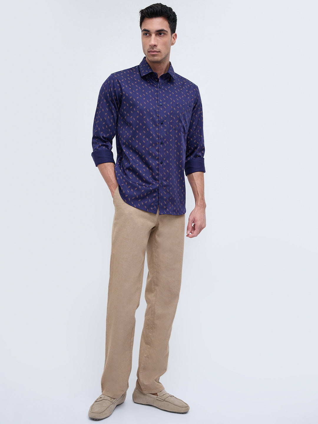 Raymond Blue Casual Shirt