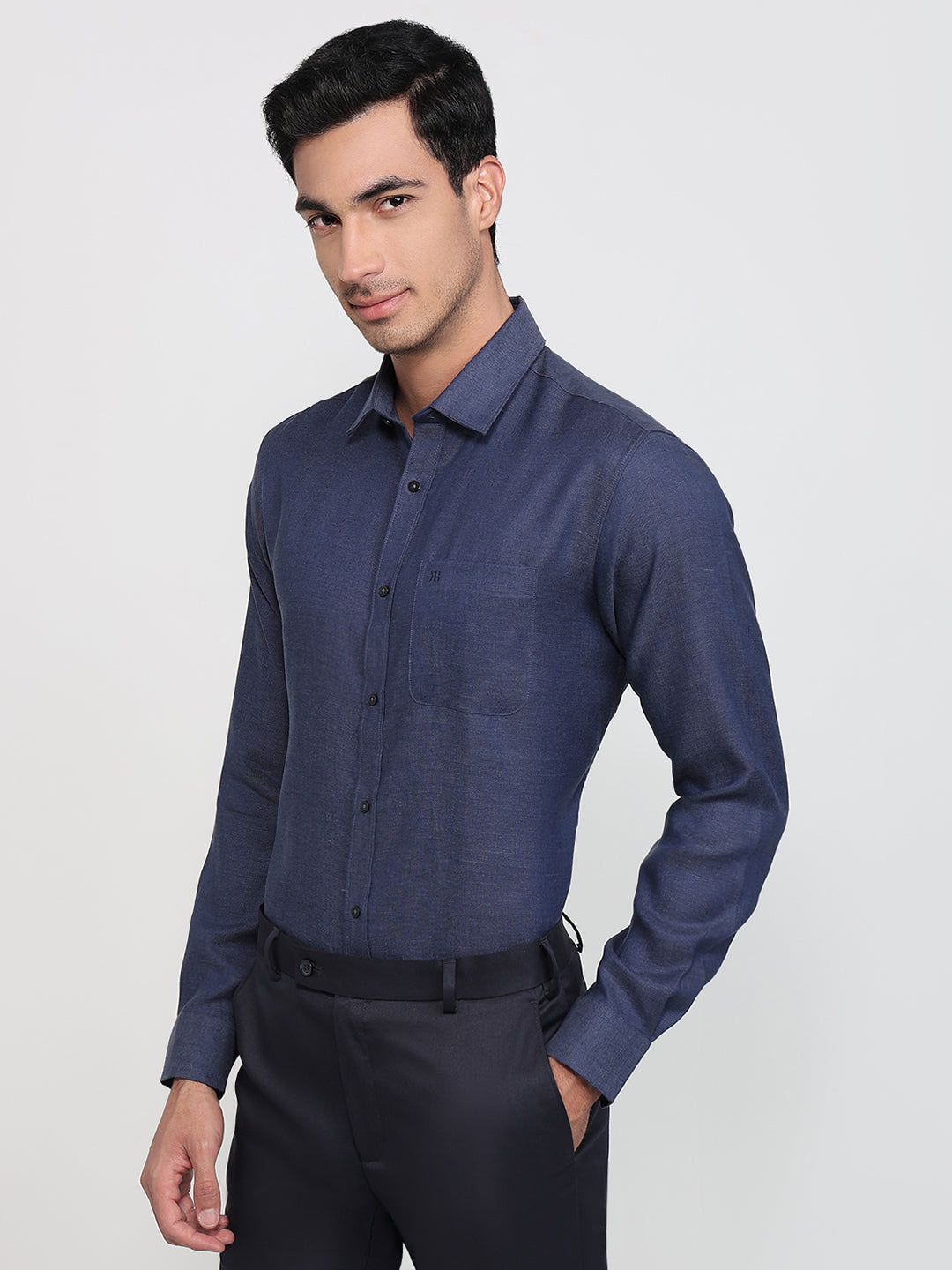 Raymond Blue Casual Shirt