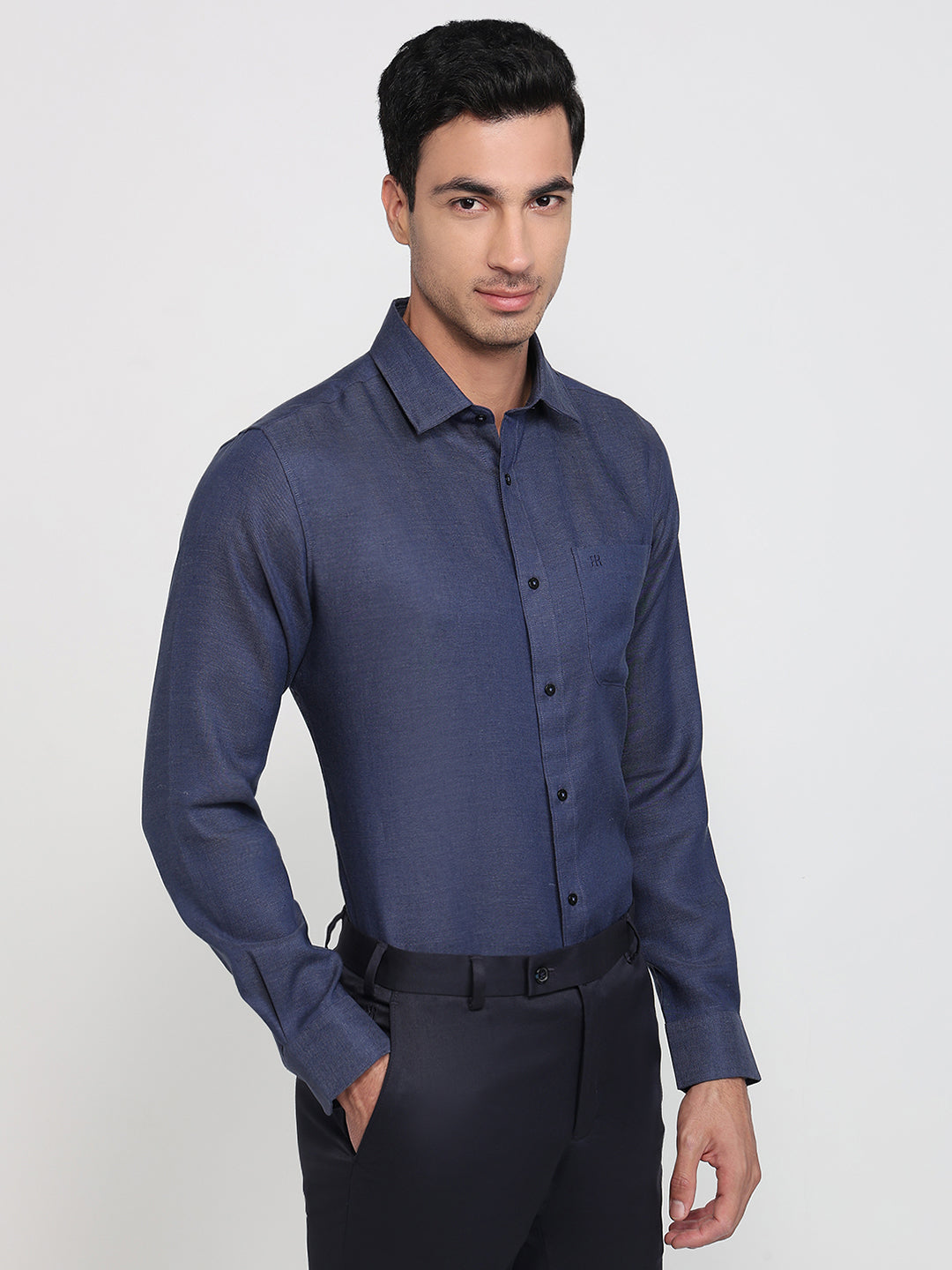 Raymond Blue Casual Shirt