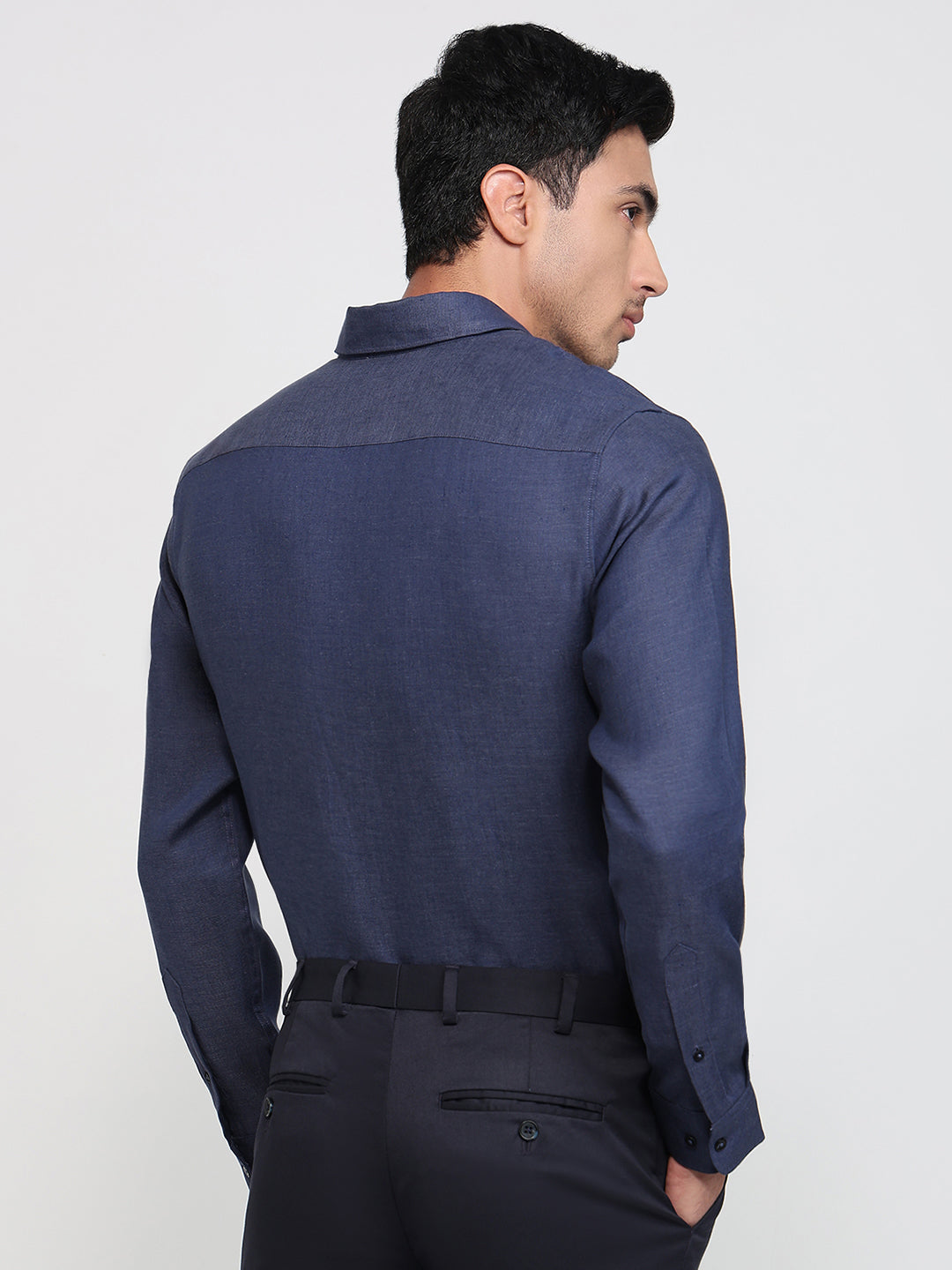Raymond Blue Casual Shirt