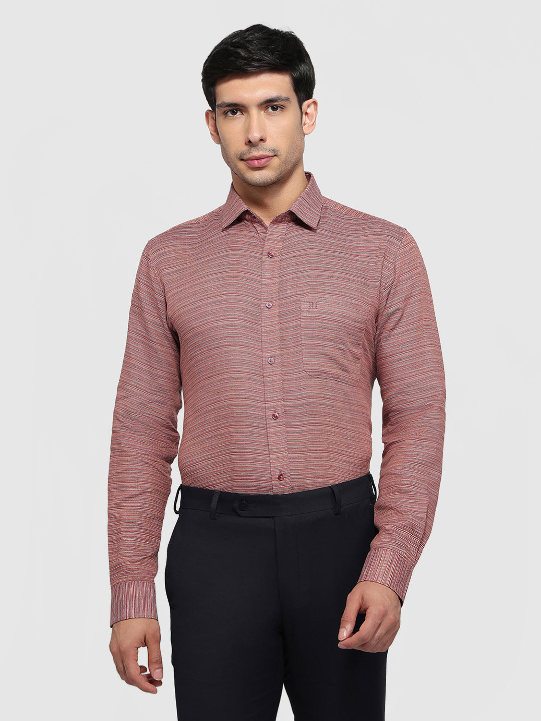 Raymond Red Casual Shirt