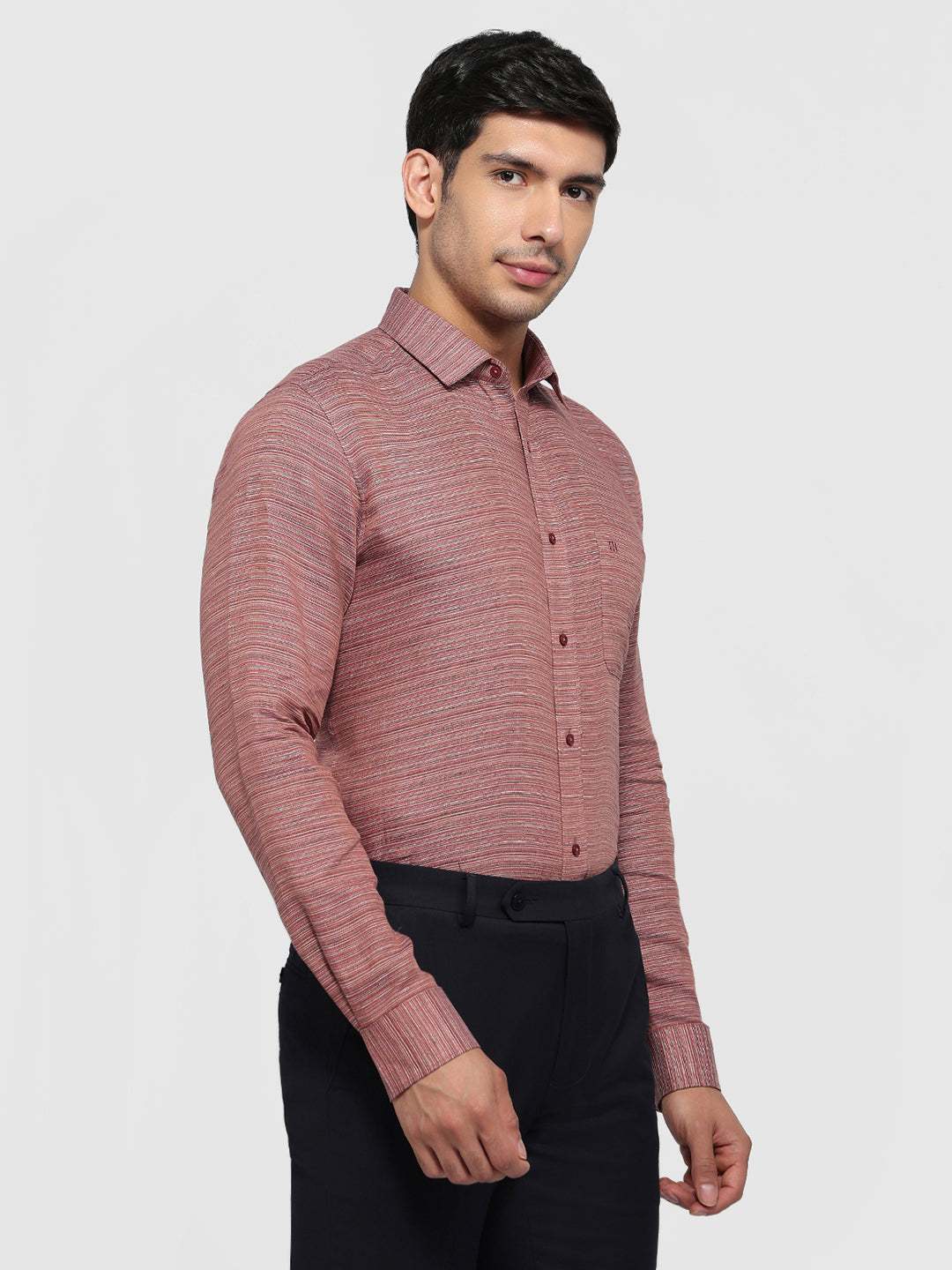 Raymond Red Casual Shirt