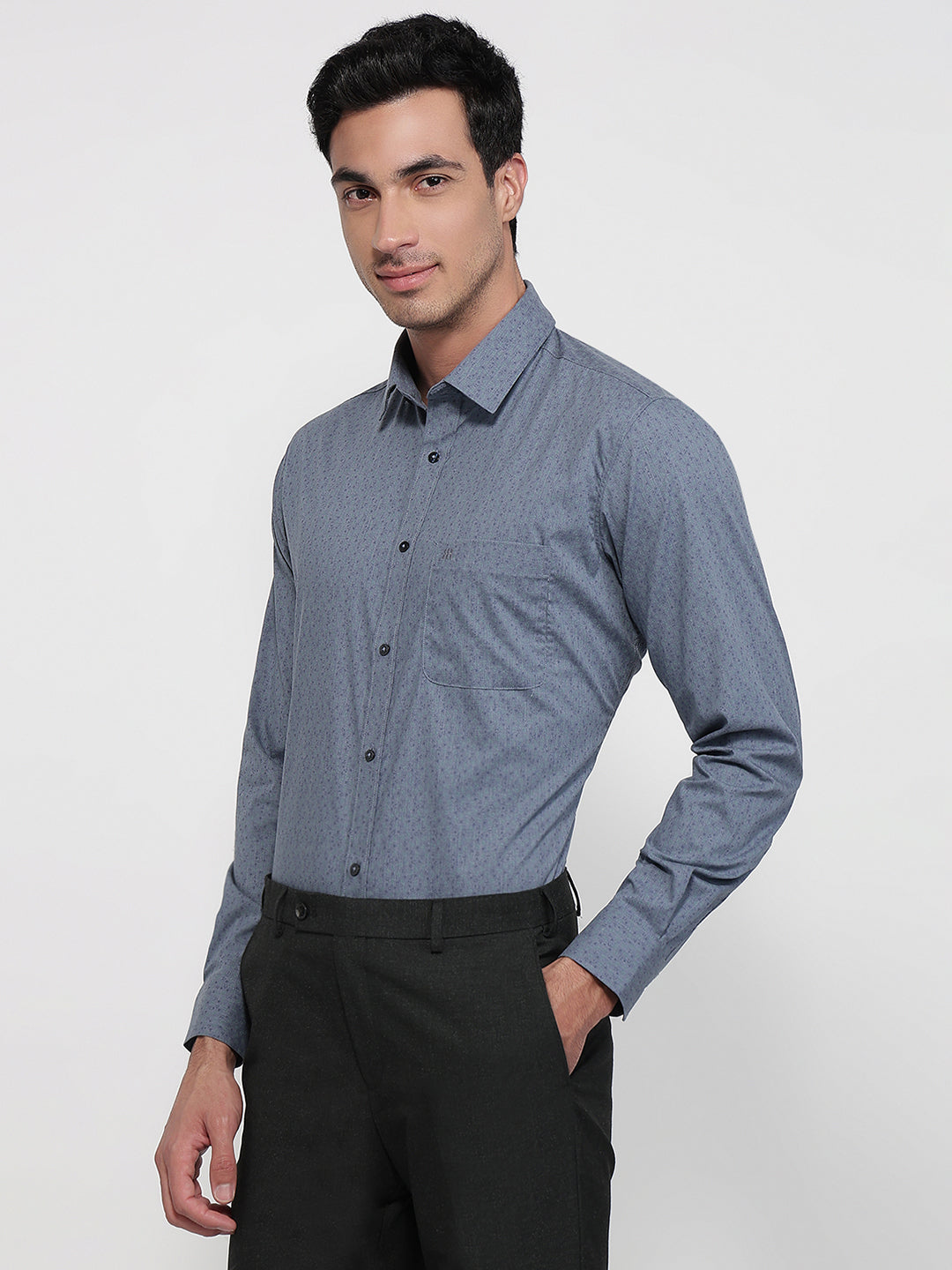 Raymond Blue Casual Shirt